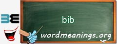 WordMeaning blackboard for bib